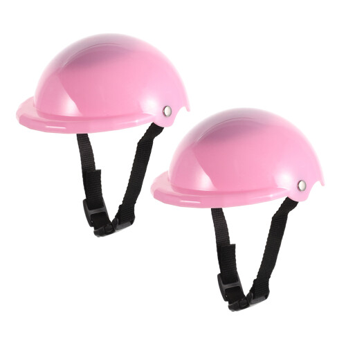8Pcs Multicolor Doll Mini Construction Plastic Safety Caps 2