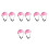 8Pcs Multicolor Doll Mini Construction Plastic Safety Caps 4