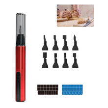 Reciprocating Detail Sander, USB Fast Charging Sanding Pen,with 8 Sanding Heads and Self-Adhesive Sandpaper for Sanding