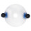 Universal PVC Router Base Plate for Table Trim, Round Shank, Clear 1