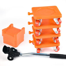 8pcs Heavy Mover Rolling Home Tool with Wheel Moving Artifact Furniture Dolly Dollies Bearing Capacity 500kg Durable A