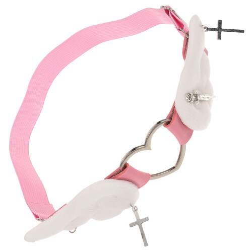 Jarretière De Rose Ajustable Plumes PU