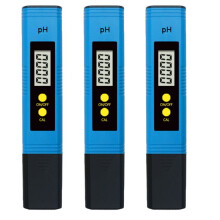 Penna per Test del Valore PH Blu, Tester PH 0,01 Tester Della Qualità 'Acqua Ad Alta Precisione, Intervallo di Misurazione 0-14 PH