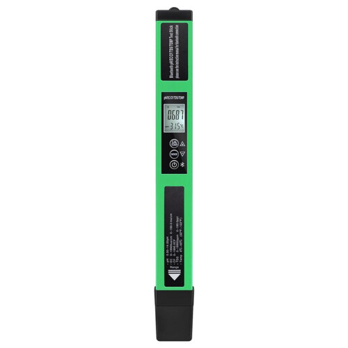 5 in 1 Water Quality Tester PH/EC/TDS/CF/Temp with BT Multifunction Water Meter Digital PH Meter for Pool Hydroponics