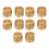 40Pcs Golden Copper Cue Tip Ferrules Easy Install Pool Snooker Kit 2