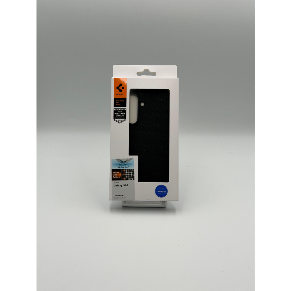 Spigen Liquid Air Case For Samsung Galaxy S26 6.3" Matte Black - Acs10726