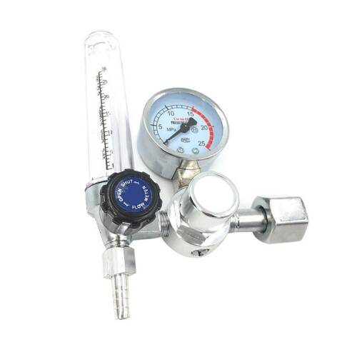 Argon Flow Meter Argon Regulator Meter Mig Tig 0-25 MPa, Standard Flow Meter, Welding Device, Argon Pressure Reducer