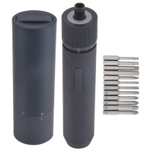 Electric Screwdriver Kit, 12 Piece Bit Set, 3.6V Cordless Screwdriver Rechargeable USB, 3 Torque Settings, 1500mAh