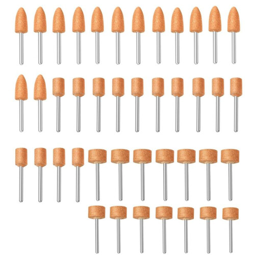 42PCS Sanding Bits for -Rotary Tool Kit, Grinding Stone Set with 1/8inch Shank, Ideal for Sharpening,Grindin