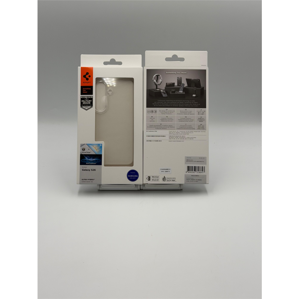 Spigen Ultra Hybrid Case For Samsung Galaxy S26 6.3" Crystal Clear - Acs10732