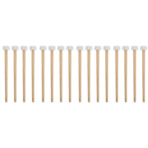 16Stk Gong Mallets Holz Baumwolle Kleine Percussion 2