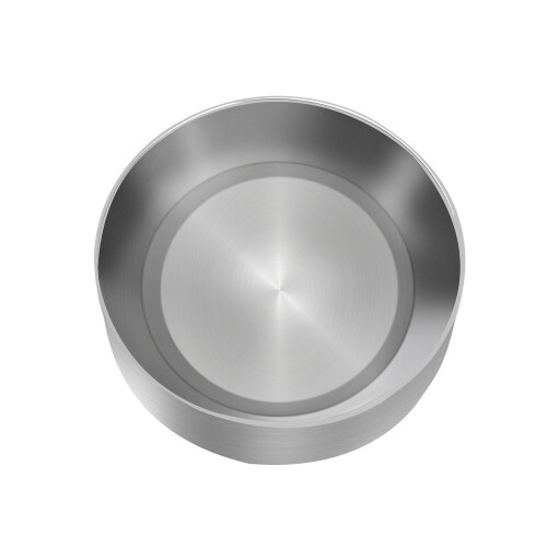 2Pcs Insulated Stainless Steel Rice Bowls Silver Multipurpose Use 1