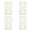 4Pcs Assorted Color PVC Patchwork Rulers High Precision Sewing Tools 6