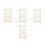 4Pcs Assorted Color PVC Patchwork Rulers High Precision Sewing Tools 9