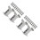 24Pcs Light Grey Plastic Train Track Risers Elevated Bridge Supports 5