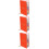 3Pcs Practical Orange Planner Notepad PU Paper 2024 Schedule Organizer 9