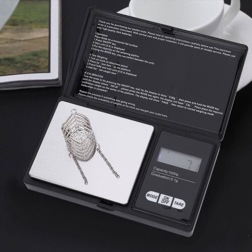 Ψηφιακή ζυγαριά τσέπης με οθόνη LCD με αυτόματη απενεργοποίηση, λειτουργία 2