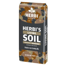 Herbi s Living Soil 20 L - Organic Soil with Natural Ingredients - Microbially Invigorated - Perfect for Growing