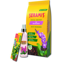 Wohnkult Seramis Set 7 Litres Special Substrate for Orchids + Vital Spray + Watering Indicator Small