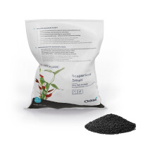 OASE ScaperLine Soil Small Grain Active Aquarium Soil for Live Plants - Ideal for Nutrient Buffering and Nano Tank Designs - 9 Litres (8.1kg) - Black