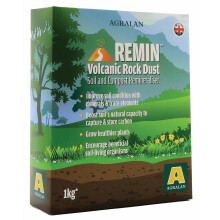 Agralan Remin Volcanic Rock Dust 1kg Pack For Borders, Hanging Baskets and Wormeries