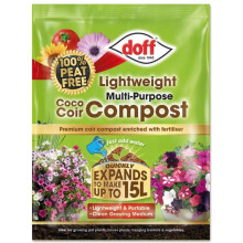 Multi-Purpose Compost, Enriched Gardening Soil for Indoor & Outdoor Plants - Expands to 15L
