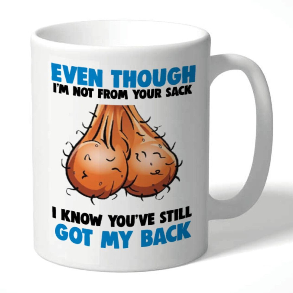Wanky Candles Funny Stepdad Mug, Bonus Dad, Step Father, Birthday, Christmas, Father Figure Appreciation Tea Cup, Thank You, For Him, Banter, Even