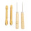 2pcs Doll Hair Rooting Holders plus 10pcs 0.6mm Needles DIY Reroot Tool 13