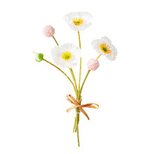 Fleurs de pavot en soie réalistes, fleurs artificielles résistantes à l'eau pour la décoration de mariage et d'intérieur, tige en fil de fer