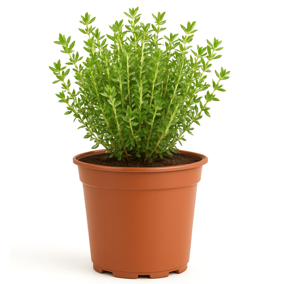 Gardenersdream Common Thyme Plant - Grow Your Own Herbs - Tasty Potted Plants Outdoor Garden Ready - Fresh Thyme Herb Plants Ready To Plant (15-20Cm Incl. 14Cm Pot)