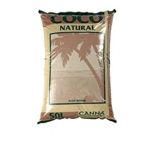 CANNA 50l, 25l & 10l coco natural coir hydroponic growing mecia soil (50 Litre)
