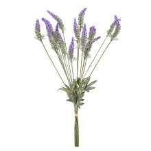 Lavandă artificială pentru decor de nuntă, decorare interioară pe tot parcursul anului, flori artificiale realiste, buchete din mătase violetă