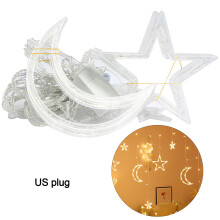 Magical LED Star Curtain Lights, Dynamic Multi-mode Star Lights for Enthralling Christmas Ramadan Decorations, Elevate Your Indoor Outdoor Decor (1