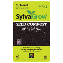 Melcourt RHS Endorsed Sylvagrow Peat Free Seed Compost 15lt Easy Carry Bag with Handle