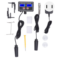 Multi Parameter Water Quality Tester With Triple Display Backlight And Automatic Temperature Compensation For Aquariums Hydroponics Laboratories