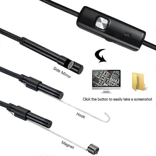 Borescope Usb Inspection Camera Hd Adjustable 1-5m long hard wire directly connected to mobile phone 1