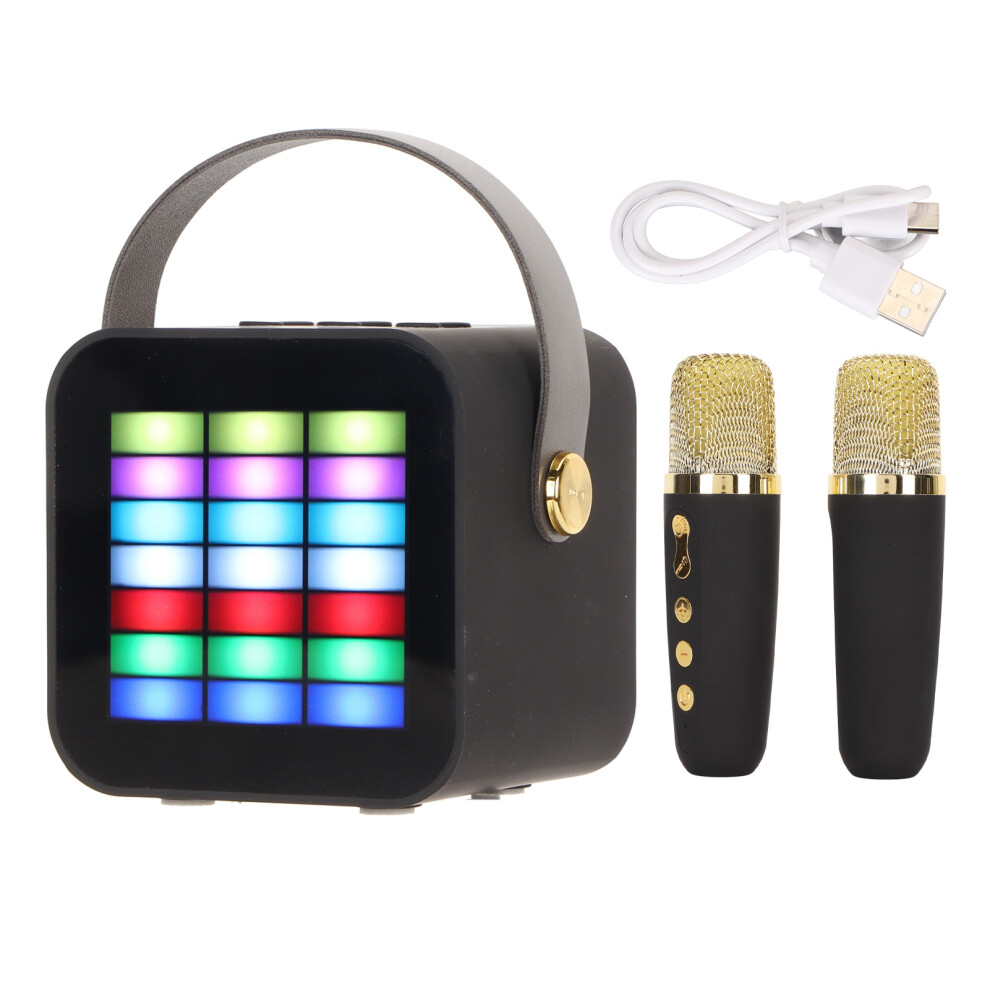 Stereo Sound System With Wireless Bluetooth Connectivity Retro Style Speaker Portable Design Hi-Fi Sound Quality Built-In Rechargeable Battery Fm 9071309489088
