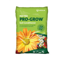 Pro-Grow 100% British Peat Free Soil Conditioner 30L Bag - Use Everywhere in the Garden as a Soil Improver and Mulch