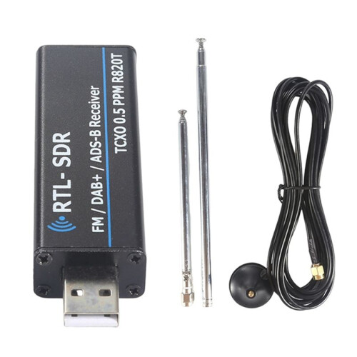 New Shortwave Radio Air Band Receiver RTL SDR Receiver USB RTL-SDR Multi-Function Convenient Receiver 2