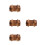 4Pcs Wooden Violet Brain Teaser Boxes with Complex Hidden Compartments 4