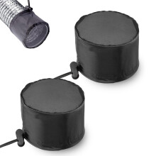 INCAUCA 8 Inch Grow Tent Vent Cover Filter, 2Pcs Grow Tent Duct Filter Vent Cover w/ Elastic Band & Fixed Buckle, Mesh Net Shield for Plant Grow Tent