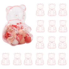 12er-Packung rosa Gummibärchen-Behälter (7 cm, gesamt 1,7 kg) – Valentinstag- und Sommerdeko mit Früchtemotiv
