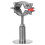 10Pcs Durable Stainless Steel Pipe Holder Adjustable Wall Mount Clamp 3