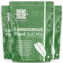 Carnivorous Plant Soil Mix ? Hand-Mixed Fast-Draining Potting Blend for Venus Flytraps, Pitcher Plants & Sundews ? Promotes Healthy Root Growth &
