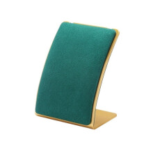 Schmuckständer aus Metall und Mikrofaser, Schmuckorganizer für Halsketten, kreative Schmuckpräsentations-Accessoires für Fenster