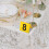 30Pcs Yellow Plastic Crime Scene Markers Multi-Function Table Numbers 6