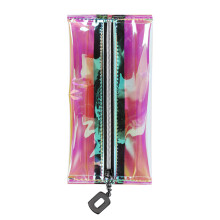Portable Holographic Clear Bags, Transparent Toiletry Holders, Fashionable Travel Accessories, Waterproof Waist Packs for Men Women, Iridescent