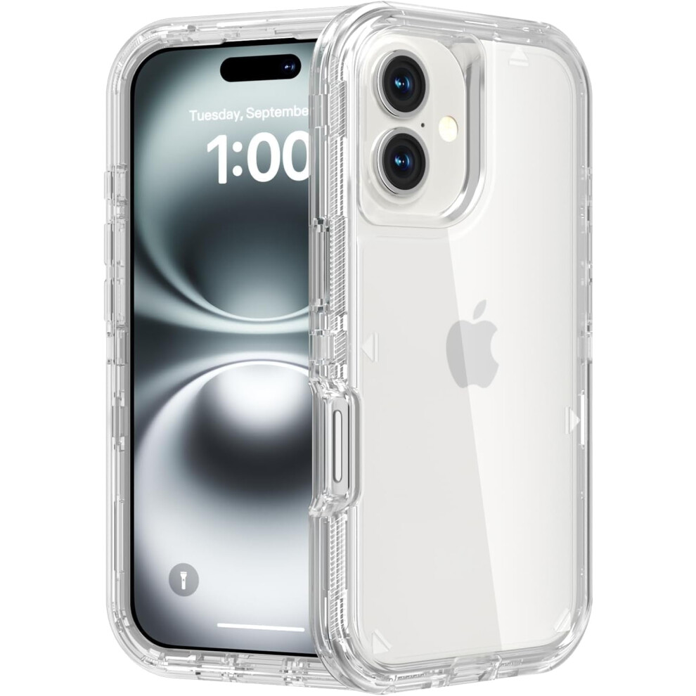 Iphone 17 Case Heavy Duty Shockproof Triple Layer Clear 913211510568