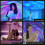 LED Night Light Galaxy Projector With Bluetooth Speaker Remote Control White Noise Machine Adjustable Lighting Modes Starry Nebula Ceiling Projection 3