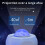LED Night Light Galaxy Projector With Bluetooth Speaker Remote Control White Noise Machine Adjustable Lighting Modes Starry Nebula Ceiling Projection 8
